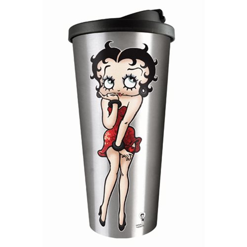 Betty Boop 16 oz. Stainless Steel Travel Mug